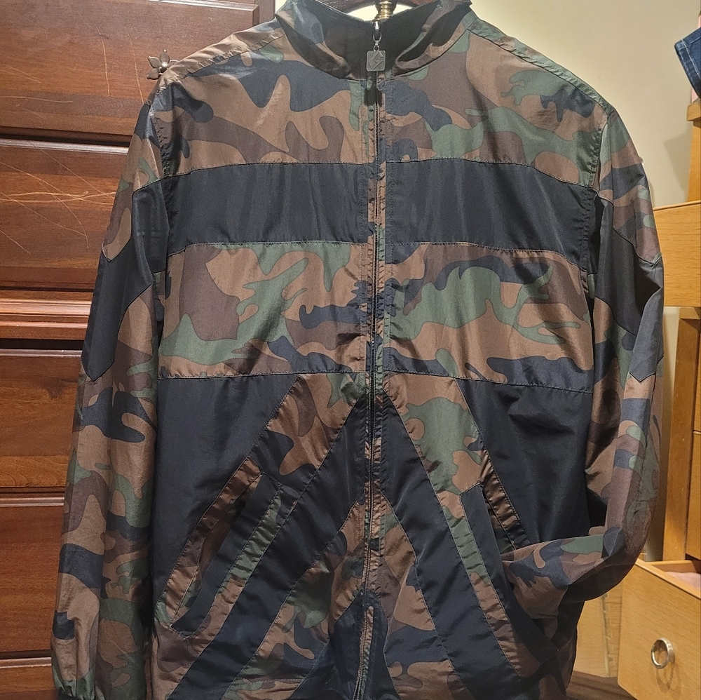 G-Net Camo Polyester Jacket Men's Size L